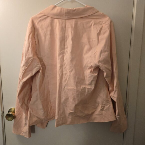 NWT Torrid Size 1 Pale Blush Pink Blazer - Picture 4 of 5